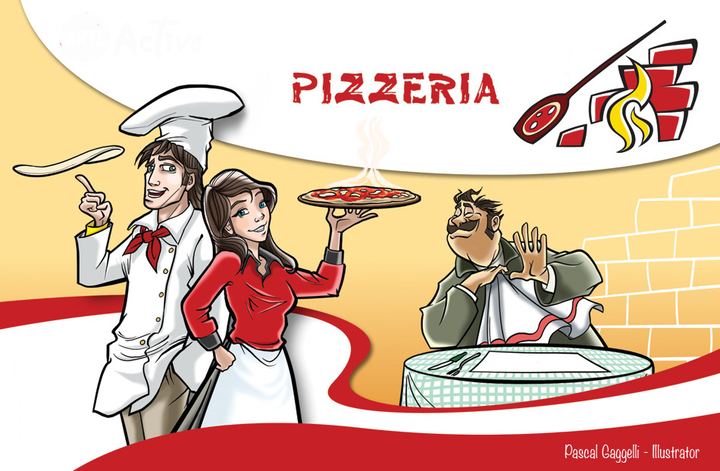 Poster for a pizzeria