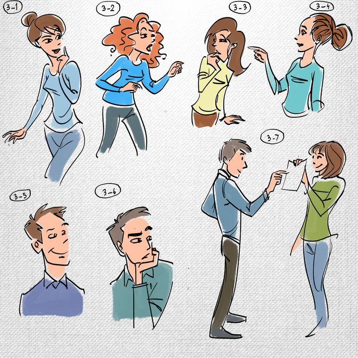 Character design: style C