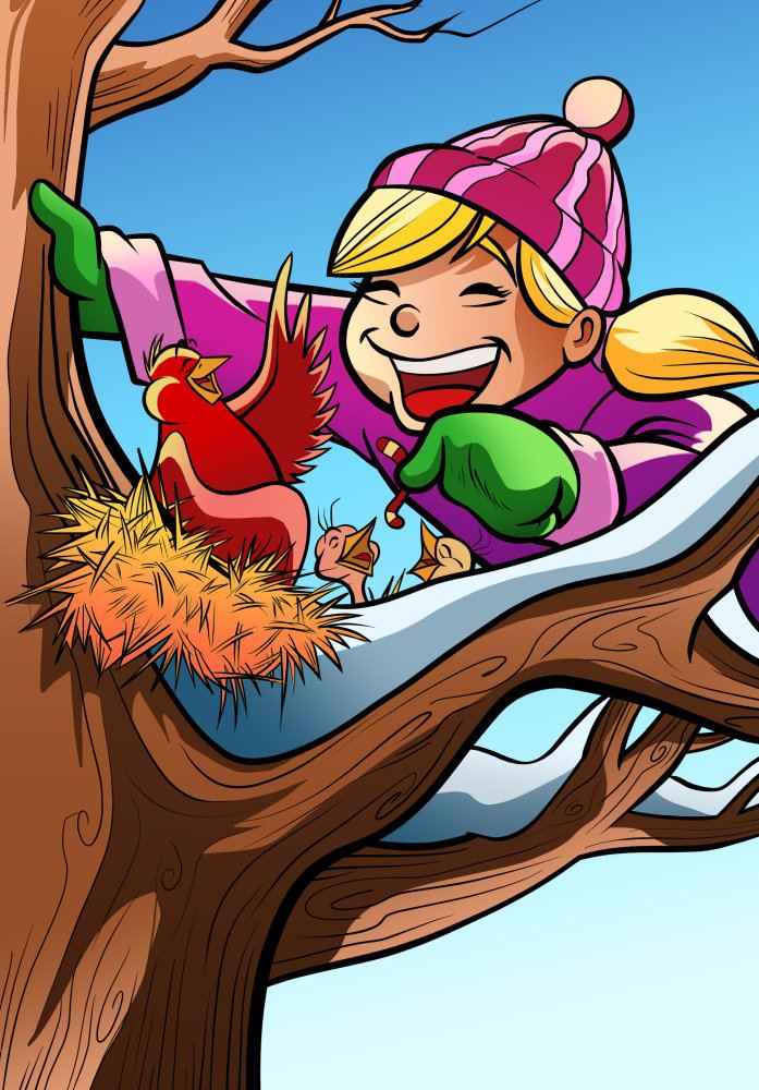 Children's book illustration (Edizioni La Fionda)