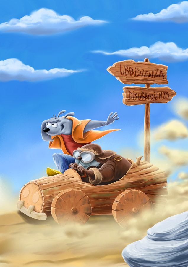 Children's book illustration (Edizioni La Fionda)