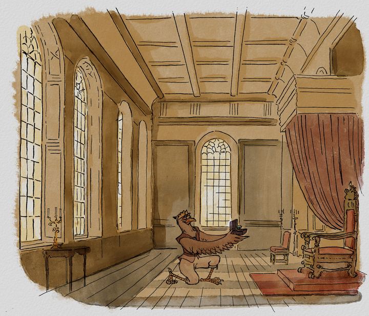 The hall