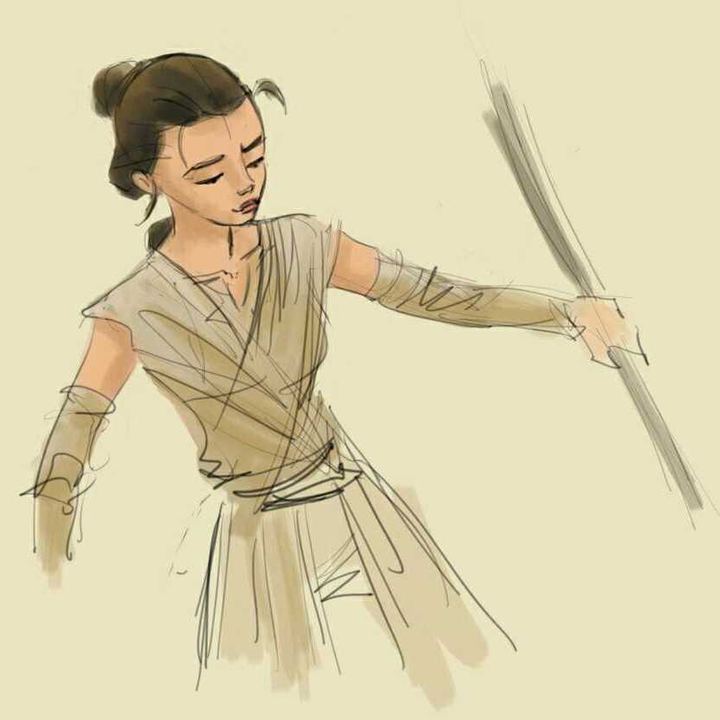 Rey, quick sketch (fan art)