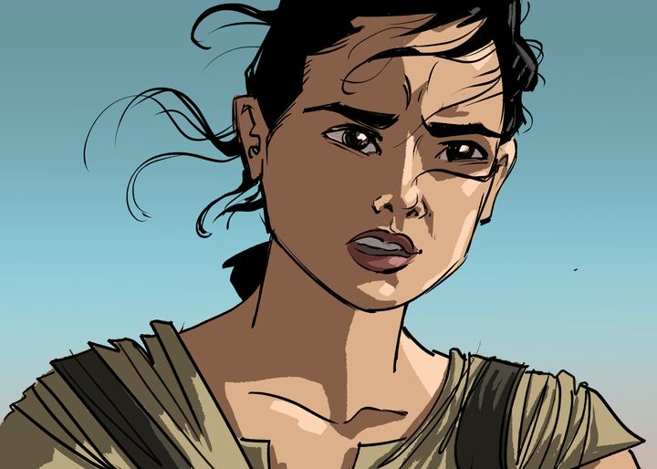 Rey, Star Wars (fan art)