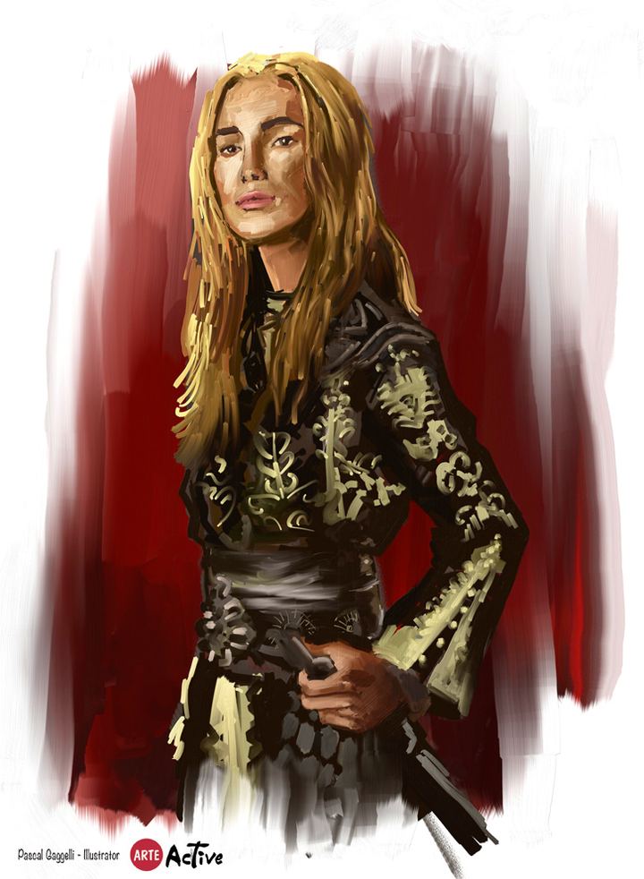 Elizabeth Swann, painted study