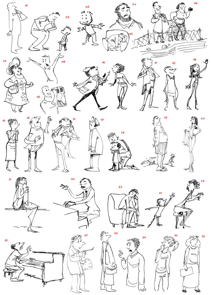 People sketches