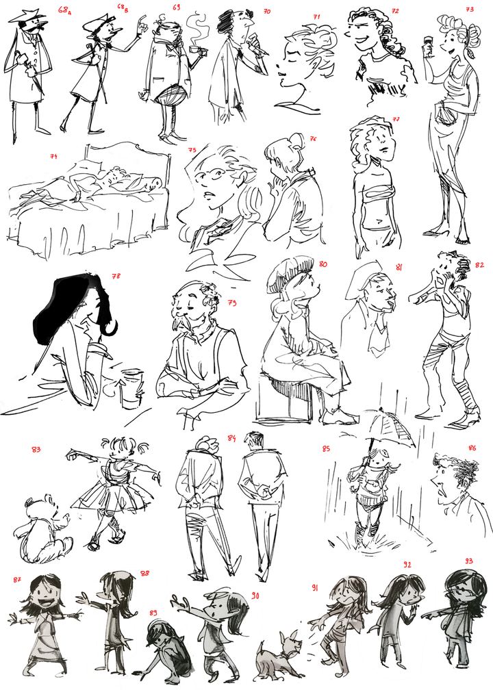 People sketches