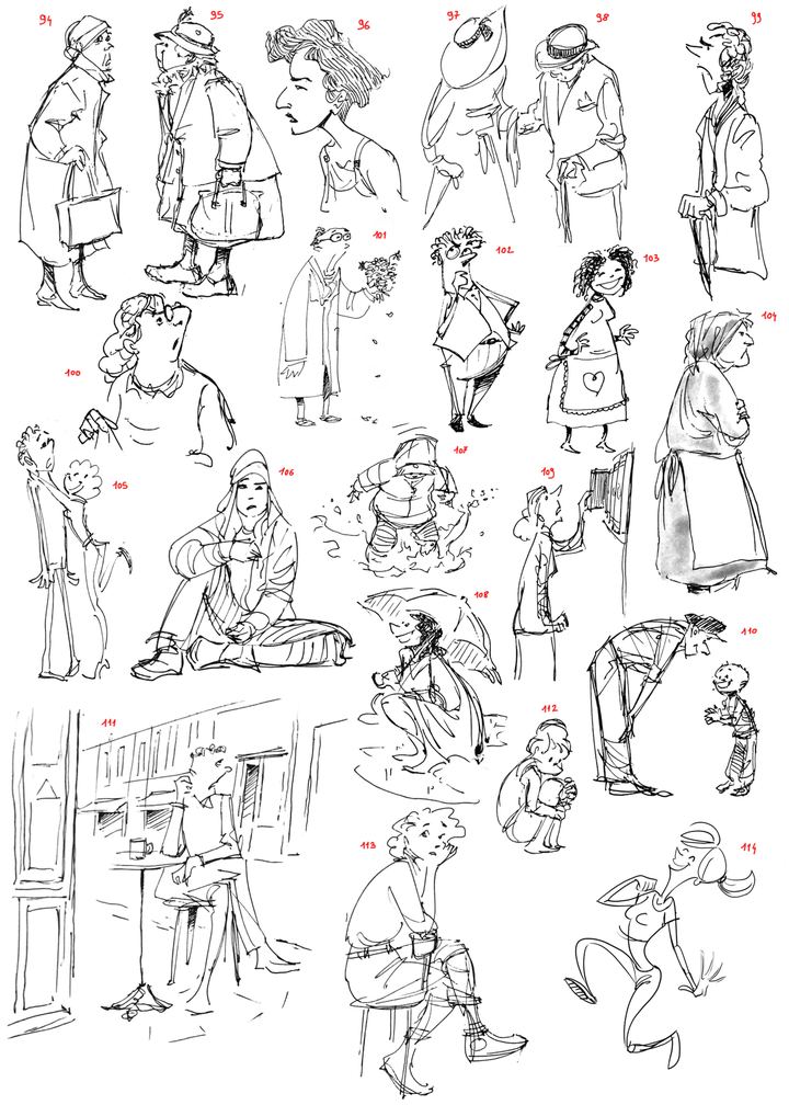 People sketches